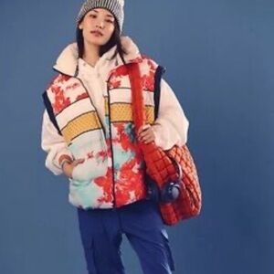 FP Movement by Free People Multicolor Floral Vest